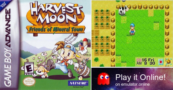harvest moon friends of mineral town rom