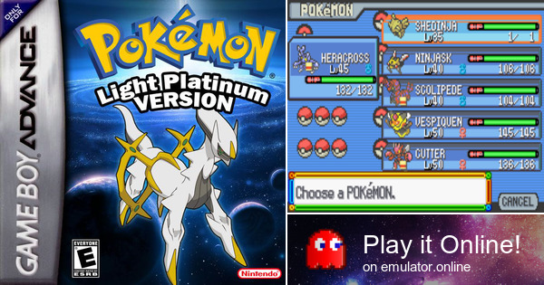 Play Pokemon Light Platinum on Game Boy