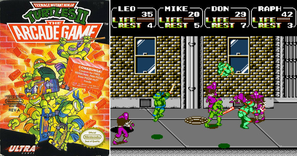 teenage mutant ninja turtles video game nes