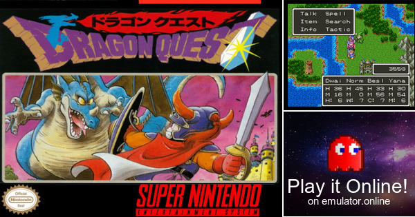 Play Dragon Quest 1 And 2 On Super Nintendo