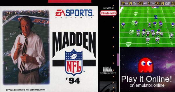 Play Madden NFL '94 On Super Nintendo