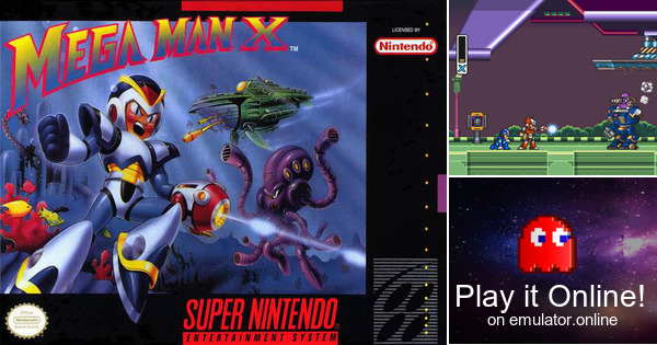 Play Mega Man X on Super Nintendo